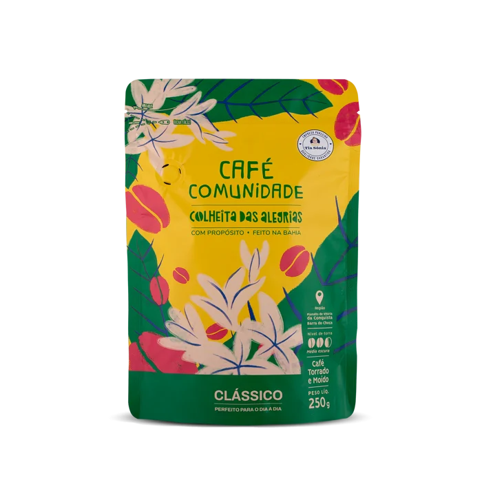 CAFÉ-COMUNIDADE-CLÁSSICO-TORRADO-E-MOÍDO-250G-POUCH-FRENTE