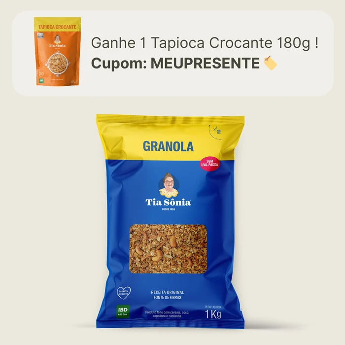 Tapioca Crocante Grátis