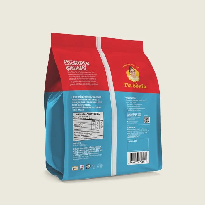 02 - 500G - VERSO - TAPIOCA GRANULADA