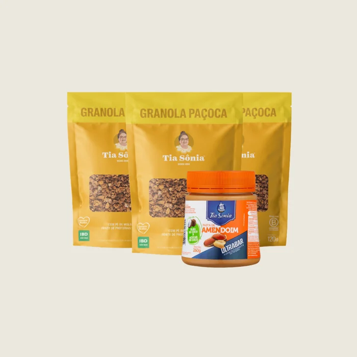 Kit Granola Paçoca com Amendoim