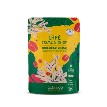 CAFÉ-COMUNIDADE-CLÁSSICO-TORRADO-E-MOÍDO-250G-POUCH-FRENTE