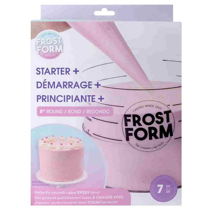Kit Frost Form Starter Plus para Bolo Redondo 20cm (7pcs) - Cake Brasil_b
