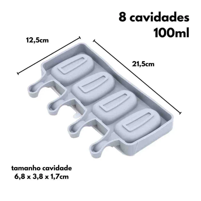 Forma de Silicone Picolé Cakesicle (50ml) - Allonsy_03