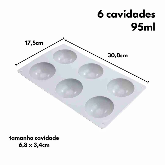 Forma de Silicone Redonda (95ml) - Allonsy (3)