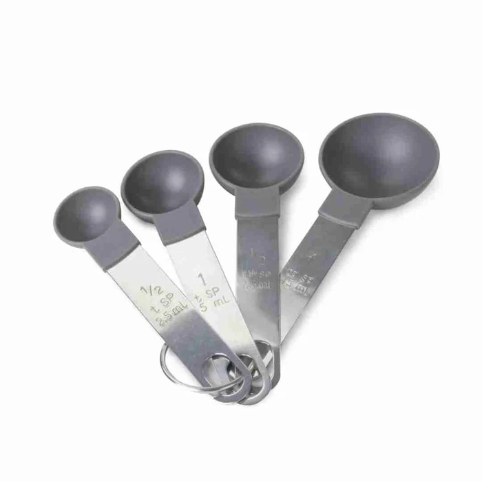 Colheres Medidoras em Plástico e Inox (4pcs) - Allonsy