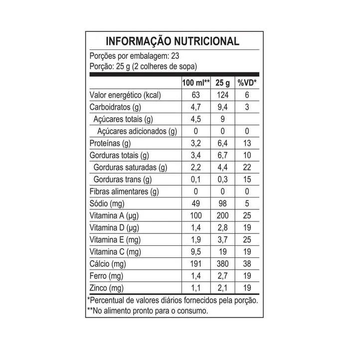 Leite Ninho Integral em Pó 575g Nestlé F