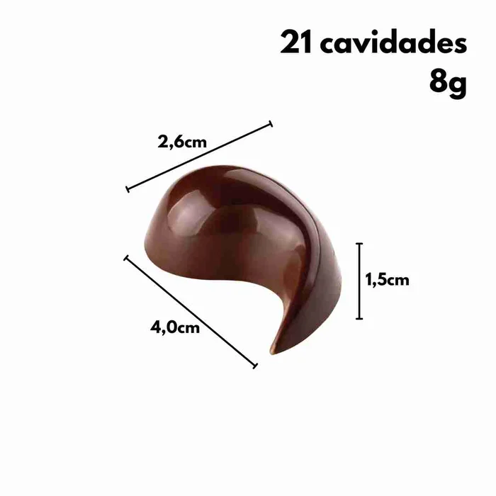 Forma de Chocolate em Poliestireno Elegância (8g) - Allonsy (6)