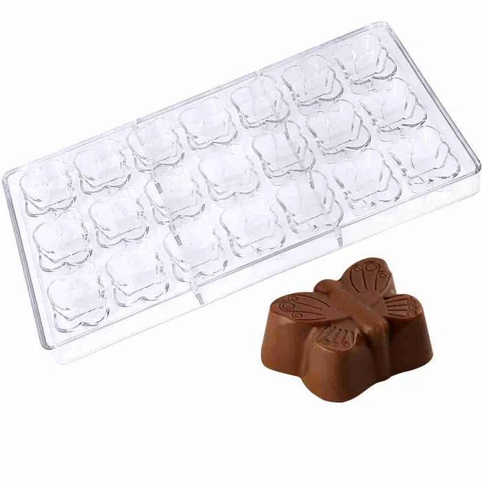 Forma de Chocolate em Poliestireno Borboleta (10g) - Allonsy