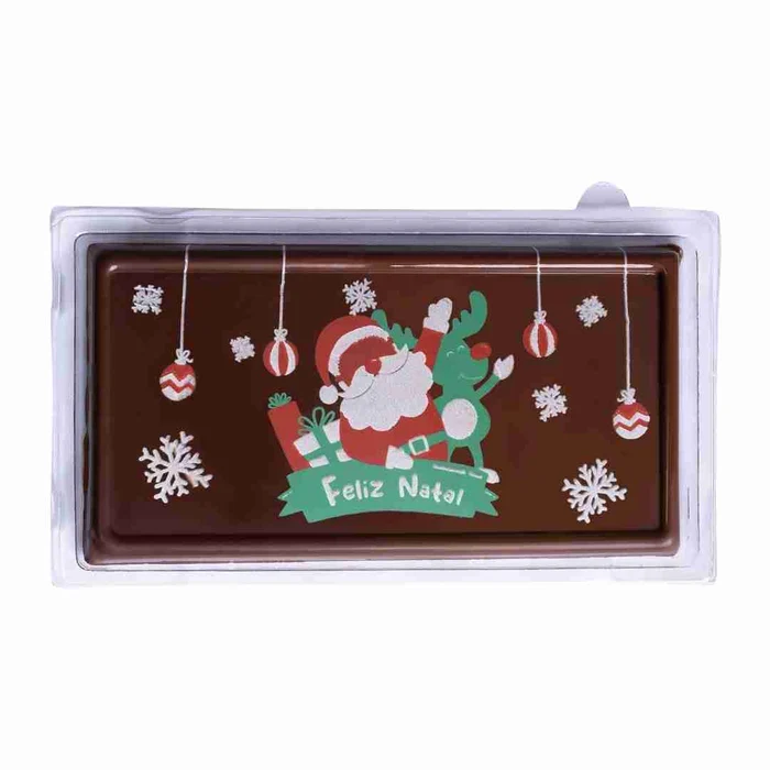 Forma Decorativa Blister Tablete/Barra Natal - Papai Noel e Pinheiro (4cav) - Stalden (5)