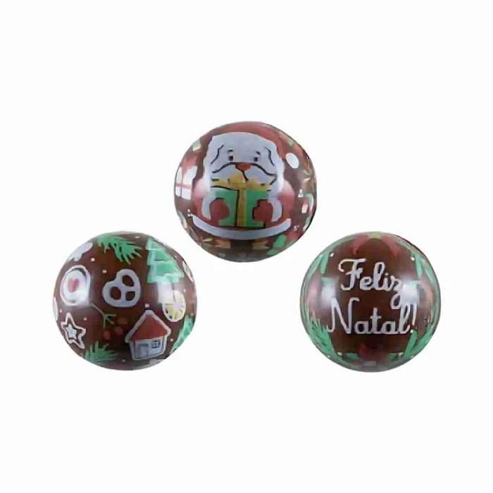 Forma Decorativa Blister Bola de Natal 3cm - Doce Natal (21 cavidades)