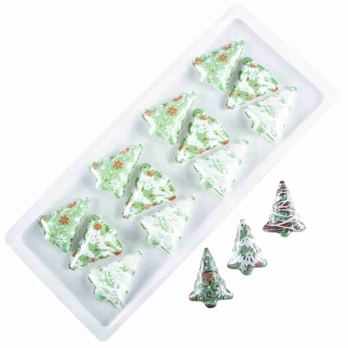 Forma Decorativa Blister Árvore de Natal Pinheiro Natalino (12cav) - Stalden