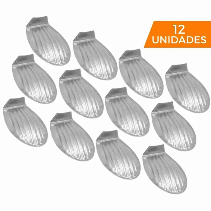 Forminhas para Madeleines 7,0cm (12uni) - Caparroz