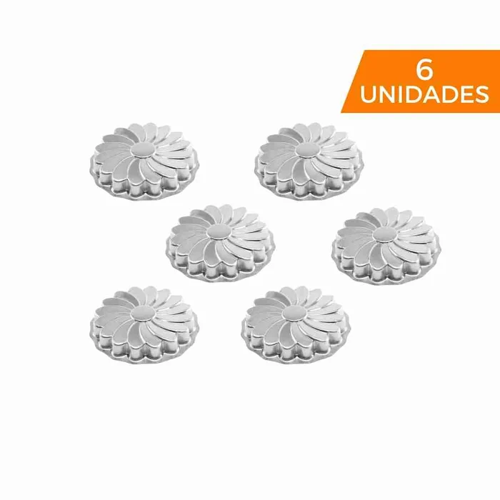 Forma de Super Mini Bolo Girassol 7cm (6uni) - Caparroz