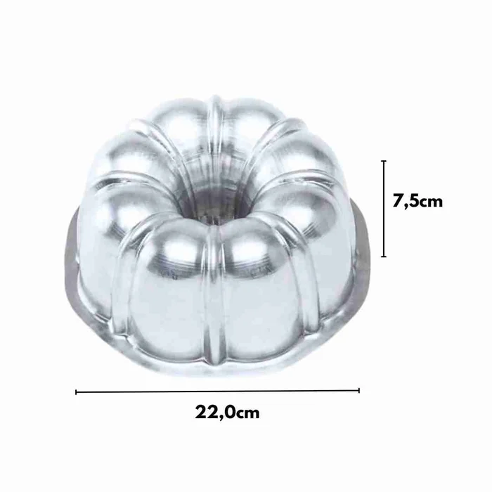 Forma Suíça Bundt de Bolo Aniversário (22cm) - Caparroz (3)