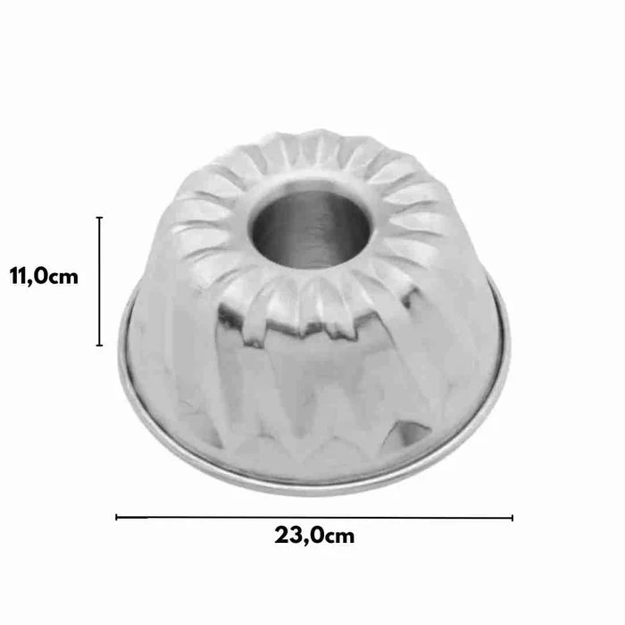 Forma Suíça Bundt de Bolo Espiral (23cm) - Caparroz (2)