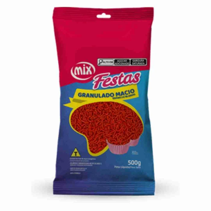 Granulado Macio Vermelho (500g) - Mix (4)