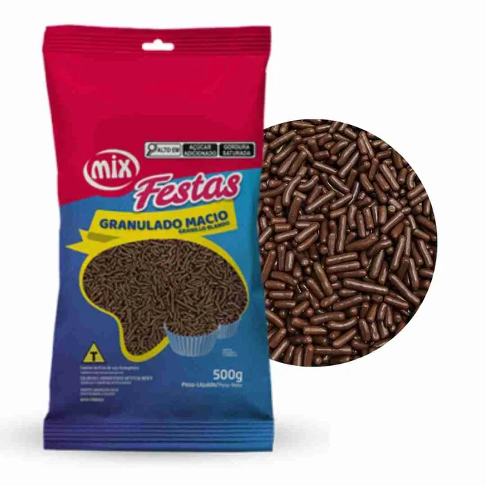 Granulado Macio de Chocolate (500g) - Mix