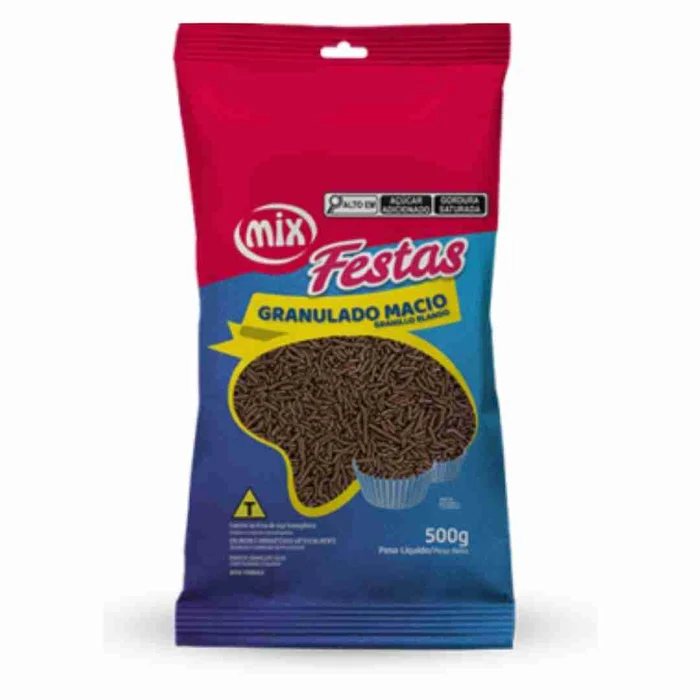 Granulado Macio de Chocolate (500g) - Mix (4)