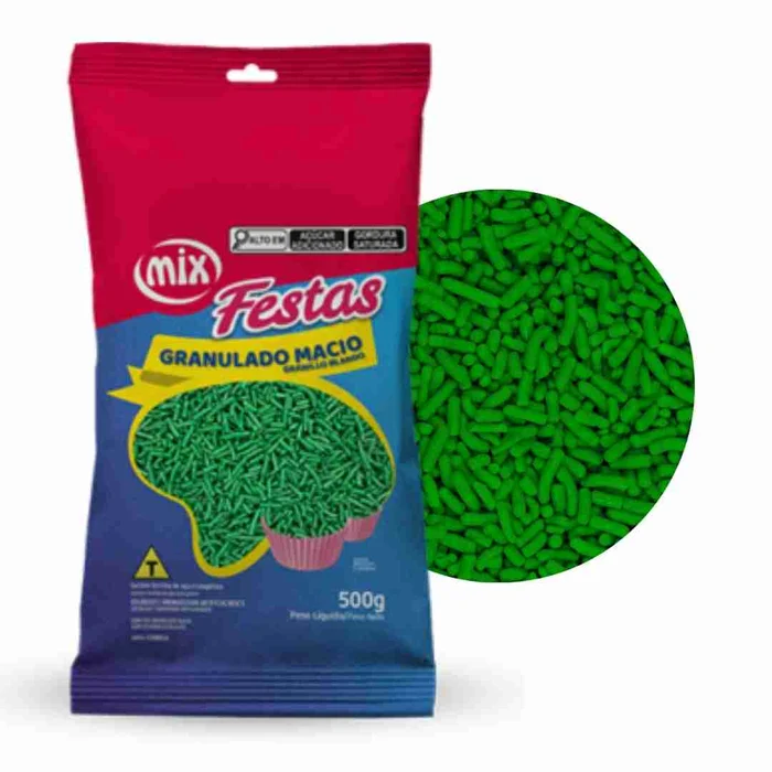 Granulado Macio Verde (500g) - Mix