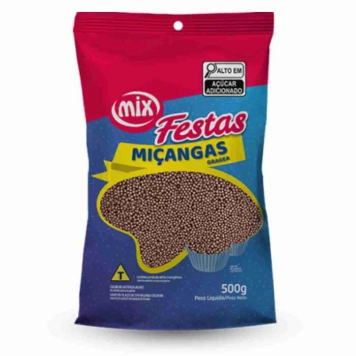 Confeito Miçanga Brigadeiro (500g) - Mix (4)