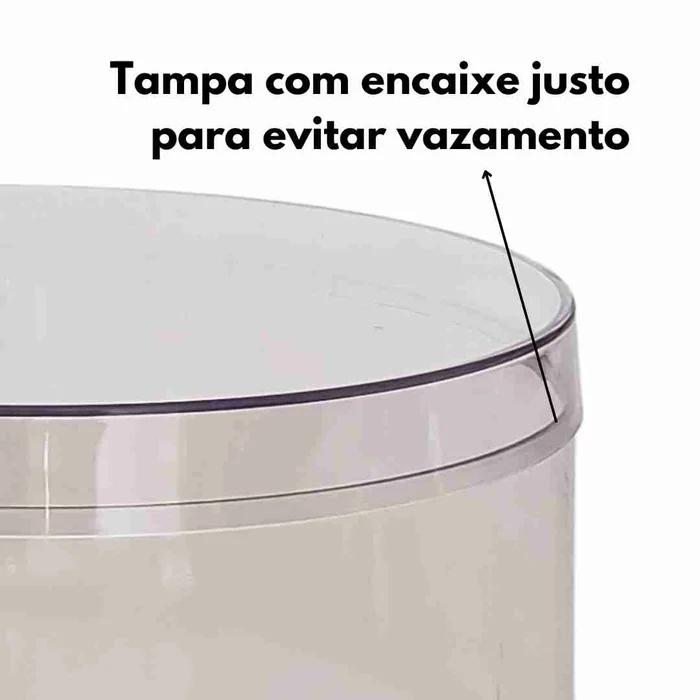 Cake Box Cristal Redonda com Tampa (1,5L) - BlueStar (4)