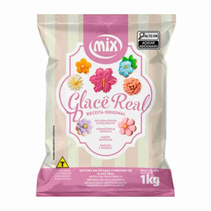 Mistura para Glacê Real (1kg) - Mix