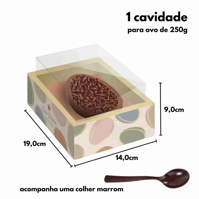 Caixa Moldura Ovo de Colher Tonal 250g (6uni) - Cromus (2)