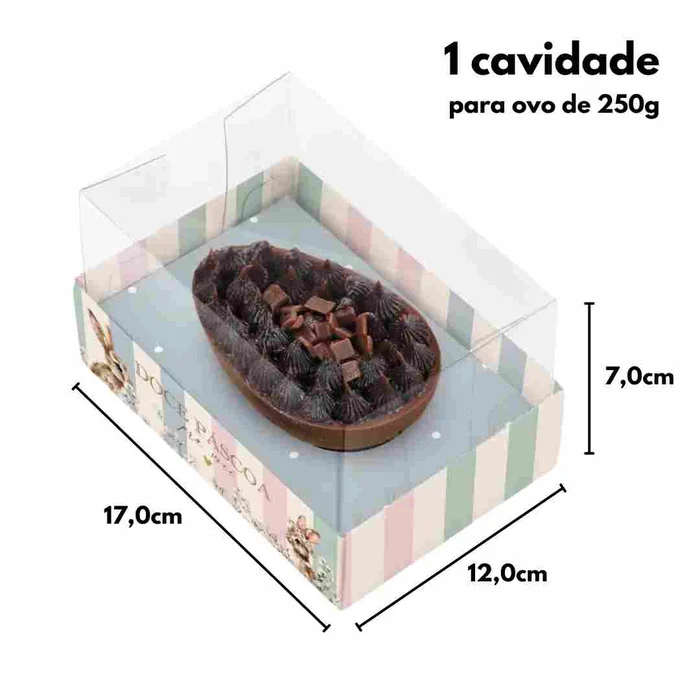 Caixa Ovo de Colher Doce Páscoa 250g (6uni) - Cromus (2)