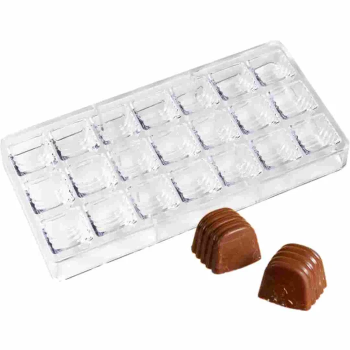 Forma de Chocolate em Poliestireno Tábata Romero Wave (20g) - BlueStar