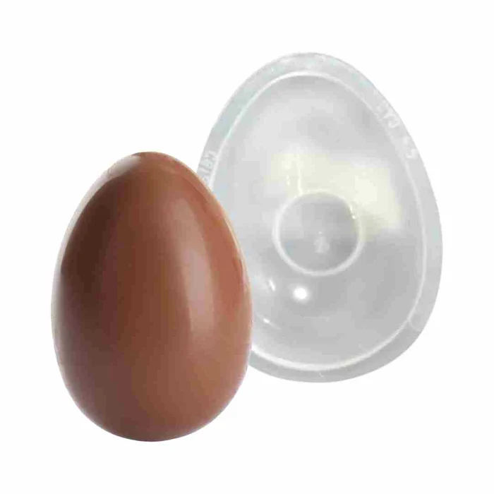 Forma de Chocolate em Polipropileno Ovo de Páscoa (500g) - Cristal Formas