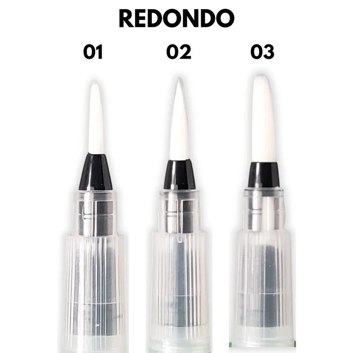 Kit Pincéis Caneta com Reservatório Redondo 18cm (3pcs) - Allonsy (2)