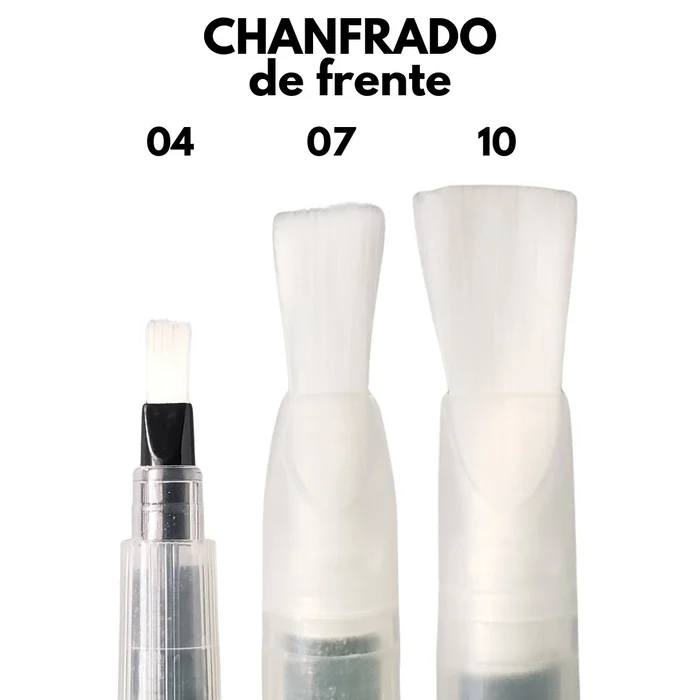 Kit Pincéis Caneta com Reservatório Chanfrado 18cm (3pcs) - Allonsy (2)