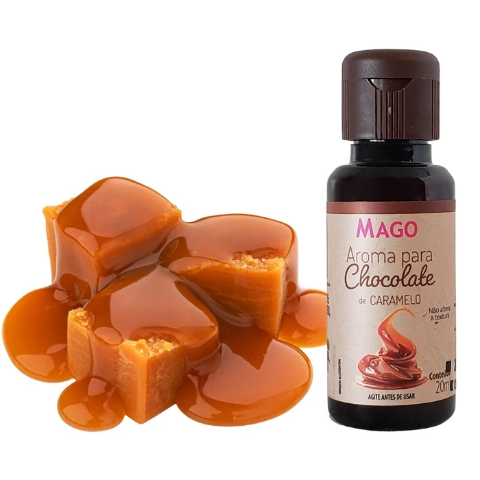 Aroma para Chocolate de Caramelo (20ml) - Mago (2)