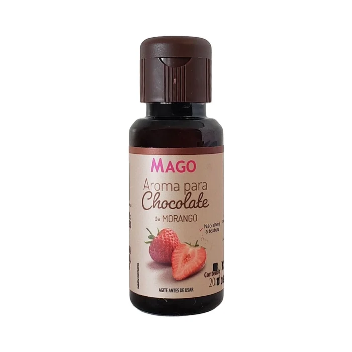 Aroma para Chocolate de Morango (20ml) - Mago