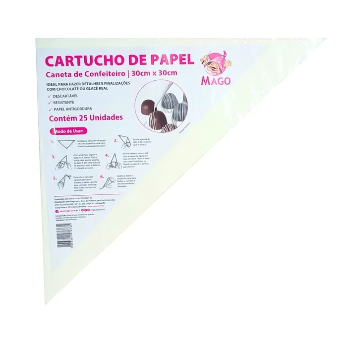 Cartucho de Papel 30x30cm (25uni) - Mago