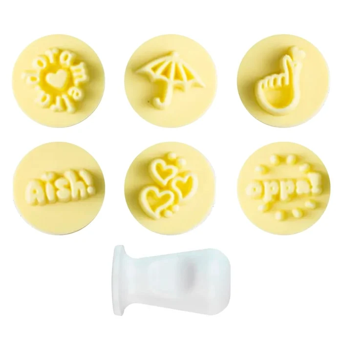 Kit Carimbos Dorama 2cm (7pcs) - BlueStar
