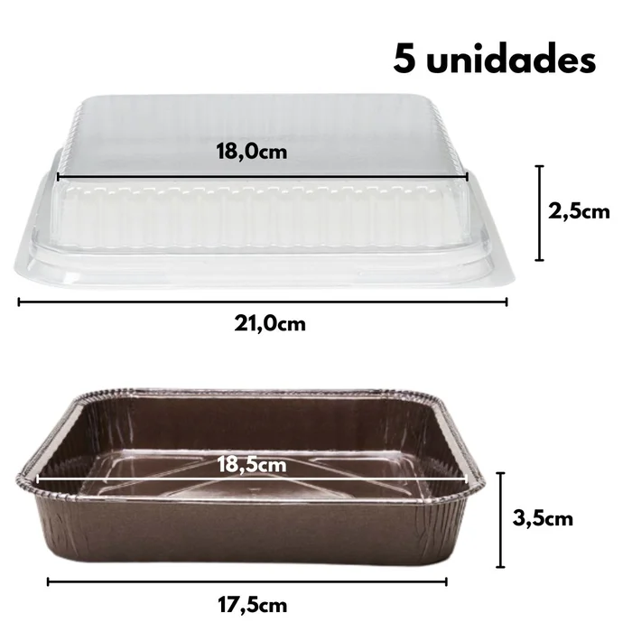 Forma de Bolo Caseirinho Papel Forneável com Tampa OP175 (5uni 17cm) - MarcCart (3)