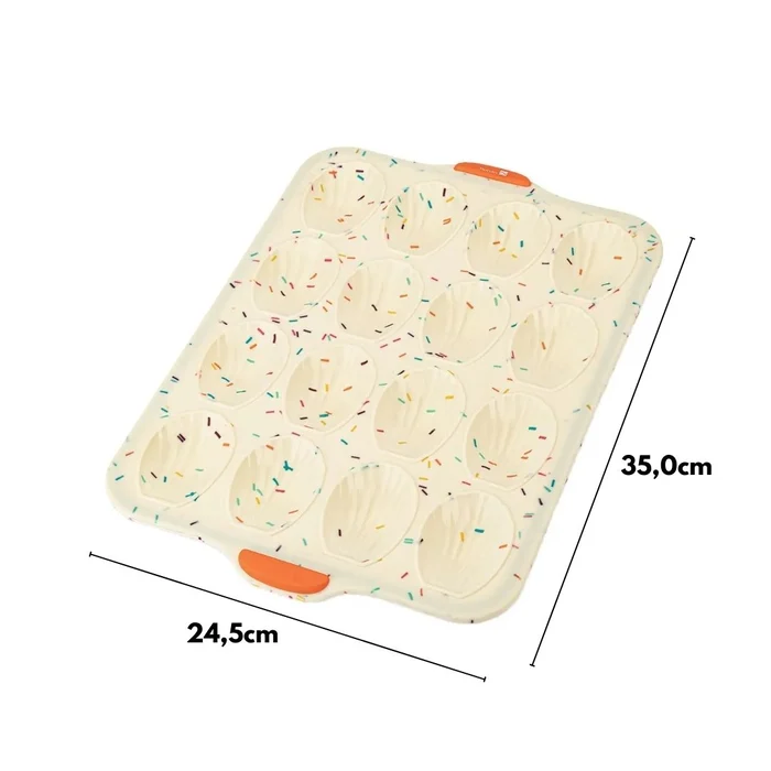 Forma de Silicone para 16 Madeleines - Hercules (2)