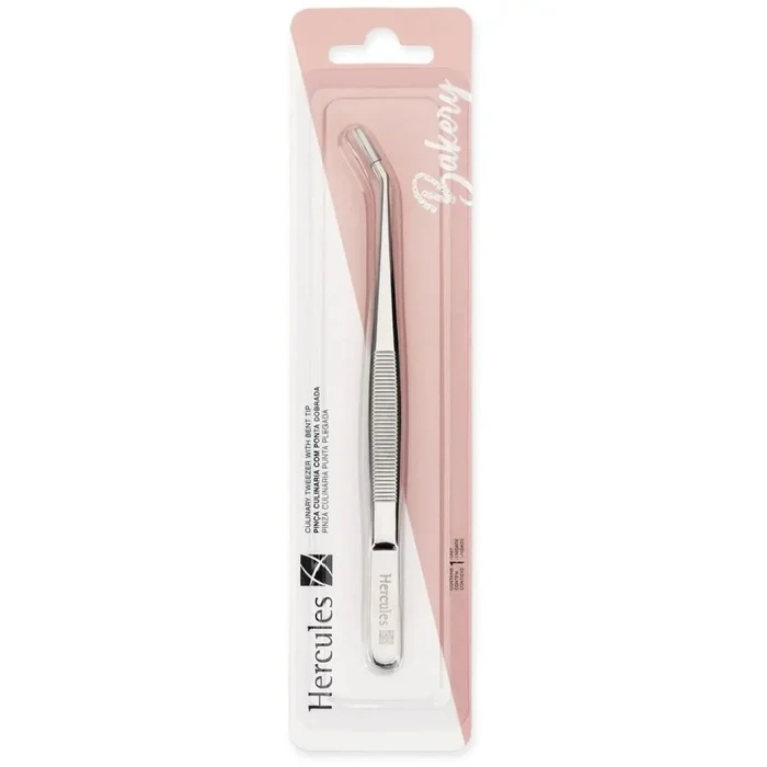 Pinça Culinária Ponta Dobrada em Inox (15,4cm) - Hercules (5)