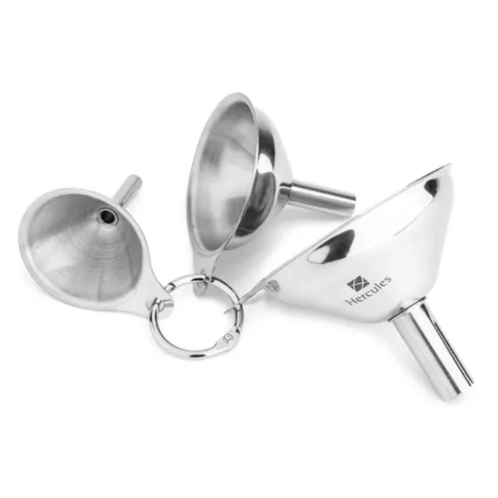 Conjunto Mini de Funil Dosador em Inox (3pcs) - Hercules (3)
