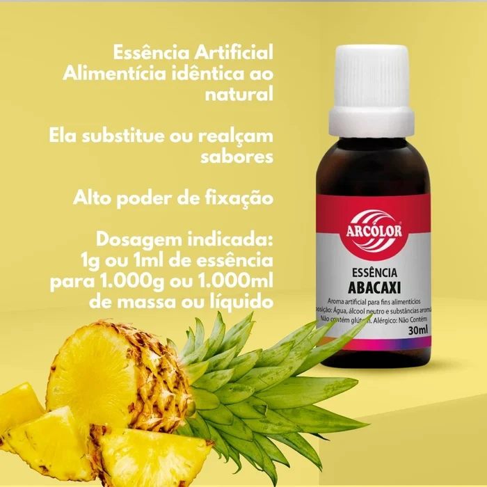 Essência Abacaxi (30ml) - Arcolor (3)