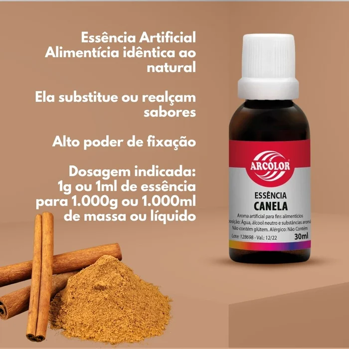 Essência Canela (30ml) - Arcolor (3)