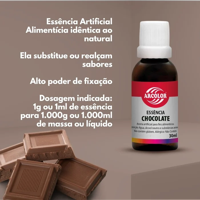 Essência Chocolate (30ml) - Arcolor (3)