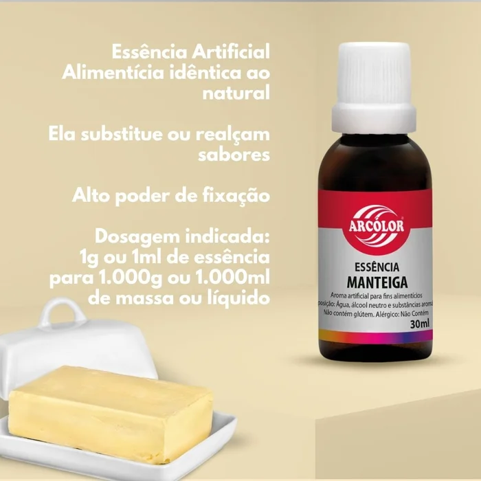 Essência Manteiga (30ml) - Arcolor (3)
