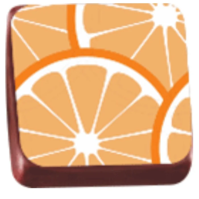 Transfer para Chocolate (40 x 30cm) - Laranja