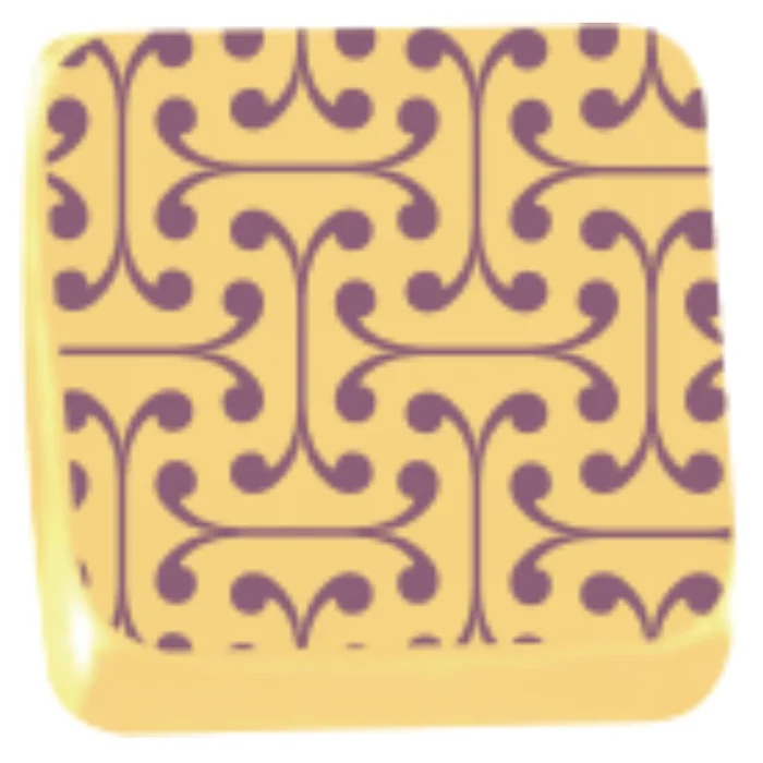 Transfer para Chocolate (40 x 30cm) - Labirinto Roxo