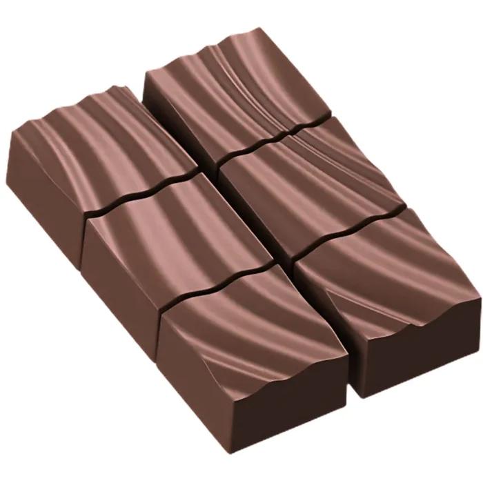 Forma de Chocolate em Policarbonato Bombom Flow (18g) - Gramado Injetados (15)