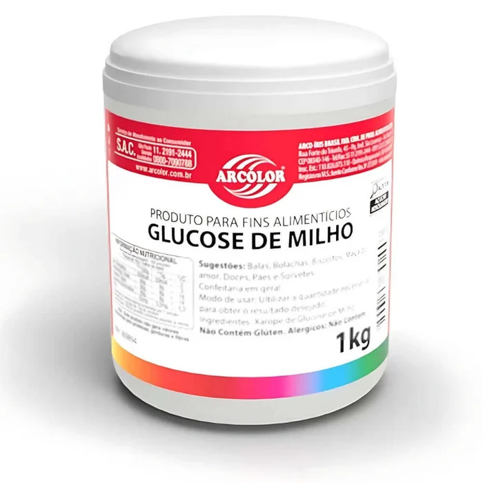 Glucos de Milho 1kg Arcolor - Transparente Clarinha A