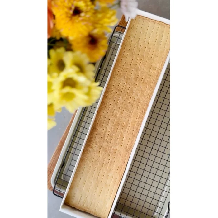 Forma de Brownie Calha Retangular Fundo Falso 44 x 10cm - Doupan C