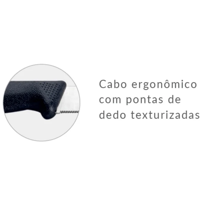 Faca Serrilhada 30cm com Lâmina de 7mm - Allonsy B
